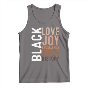 Black Love Joy Excellence Pride History Tank Top Proud African American TS11 Deep Heather Print Your Wear