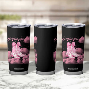 On Cloud Nine Tumbler Cup 9th Birthday Bday Girl Pink Coquette Cowgirl Boots TS11 Print Your Wear