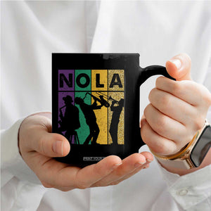 Mardi Gras NOLA New Orleans Carnival Jazz Music Glitter Print Coffee Mug TS11 Print Your Wear