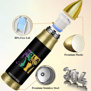 Mardi Gras NOLA New Orleans Carnival Jazz Music Glitter Print Bullet Tumbler TS11 Print Your Wear