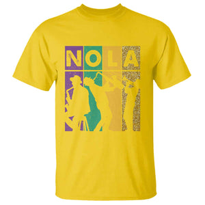 Mardi Gras NOLA New Orleans Carnival Jazz Music Glitter Print T Shirt TS11 Daisy Print Your Wear