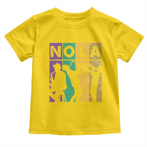 Mardi Gras NOLA New Orleans Carnival Jazz Music Glitter Print Toddler T Shirt TS11 Daisy Print Your Wear
