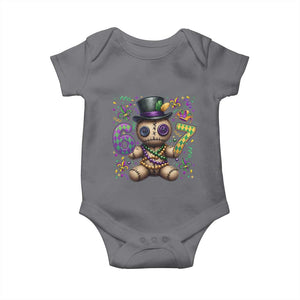 Funny Mardi Gras 67 Voodoo Doll Baby Onesie Fat Tuesday Six Seven Meme TS11 Charcoal Print Your Wear