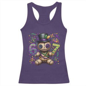 Funny Mardi Gras 67 Voodoo Doll Racerback Tank Top Fat Tuesday Six Seven Meme TS11 Purple Print Your Wear