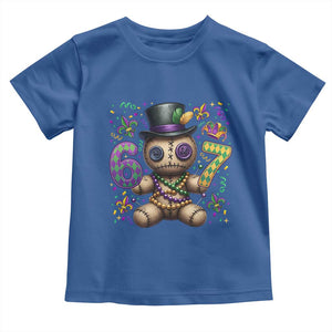 Funny Mardi Gras 67 Voodoo Doll Toddler T Shirt Fat Tuesday Six Seven Meme TS11 Royal Blue Print Your Wear