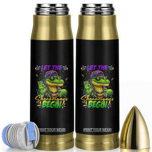 Let The Shenanigans Begin Mardi Gras 67 Meme Bullet Tumbler Funny Alligator Mardigator Six Seven TS11 Black Print Your Wear