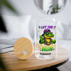 Let The Shenanigans Begin Mardi Gras 67 Meme Glass Can Funny Alligator Mardigator Six Seven TS11 Print Your Wear