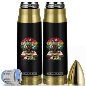 Celebrating 100 Years Of Black History Honoring The Past Inspiring The Future Bullet Tumbler Black Leaders TS11 Black Print Your Wear