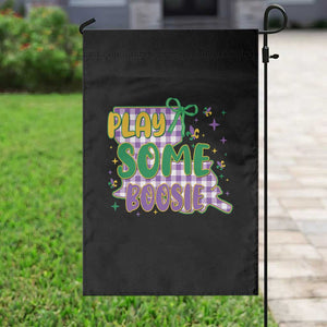 Play Some Boosie Mardi Gras Garden Flag Funny Fat Tuesday Coquette Louisiana Carnival TS11 Print Your Wear