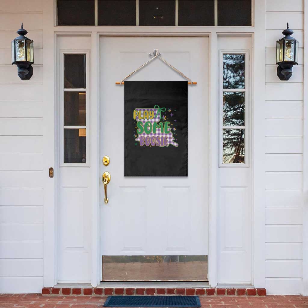 Play Some Boosie Mardi Gras Garden Flag Funny Fat Tuesday Coquette Louisiana Carnival TS11 Print Your Wear