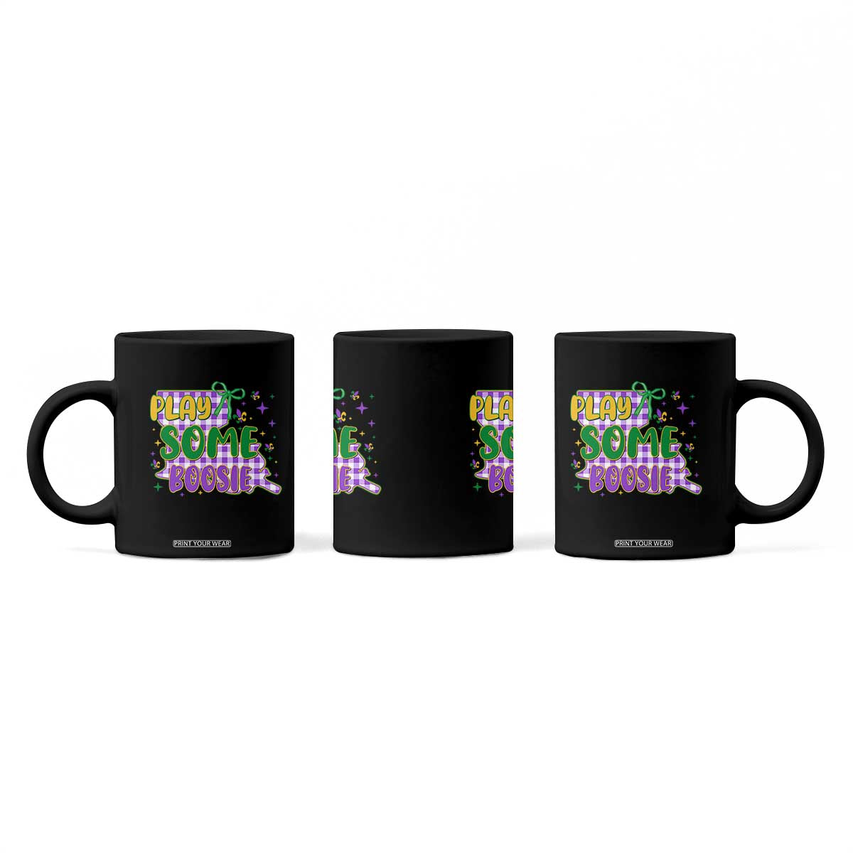 Play Some Boosie Mardi Gras Coffee Mug - Funny Fat Tuesday Coquette Louisiana Carnival TS11 Print Your Wear