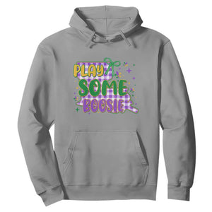 Play Some Boosie Mardi Gras Hoodie Funny Fat Tuesday Coquette Louisiana Carnival TS11 Sport Gray Print Your Wear