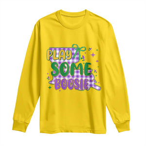 Play Some Boosie Mardi Gras Long Sleeve Shirt Funny Fat Tuesday Coquette Louisiana Carnival TS11 Daisy Print Your Wear