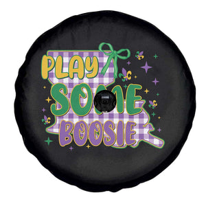 Play Some Boosie Mardi Gras Spare Tire Cover Funny Fat Tuesday Coquette Louisiana Carnival TS11 Print Your Wear