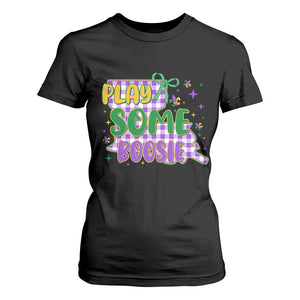 Play Some Boosie Mardi Gras T Shirt For Women Funny Fat Tuesday Coquette Louisiana Carnival TS11 Black Print Your Wear