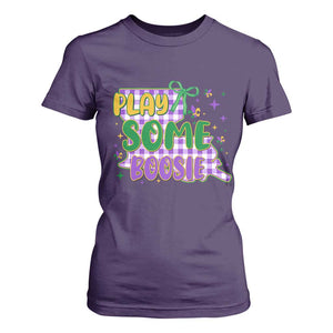 Play Some Boosie Mardi Gras T Shirt For Women Funny Fat Tuesday Coquette Louisiana Carnival TS11 Purple Print Your Wear