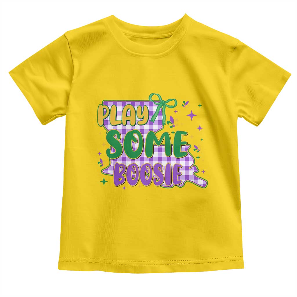 Play Some Boosie Mardi Gras Toddler T Shirt Funny Fat Tuesday Coquette Louisiana Carnival TS11 Daisy Print Your Wear
