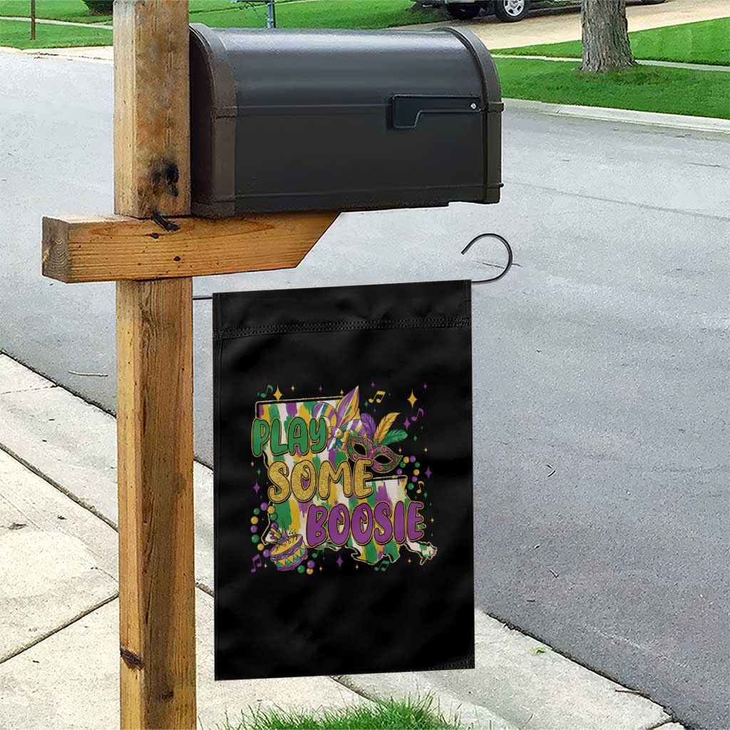 Play Some Boosie Mardi Gras Garden Flag Funny Louisiana New Orleans Carnival TS11 Print Your Wear