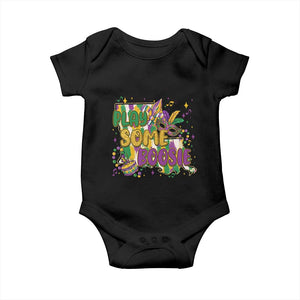 Play Some Boosie Mardi Gras Baby Onesie Funny Louisiana New Orleans Carnival TS11 Black Print Your Wear
