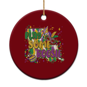 Play Some Boosie Mardi Gras Ceramic Ornament Funny Louisiana New Orleans Carnival TS11 1pc Red Print Your Wear