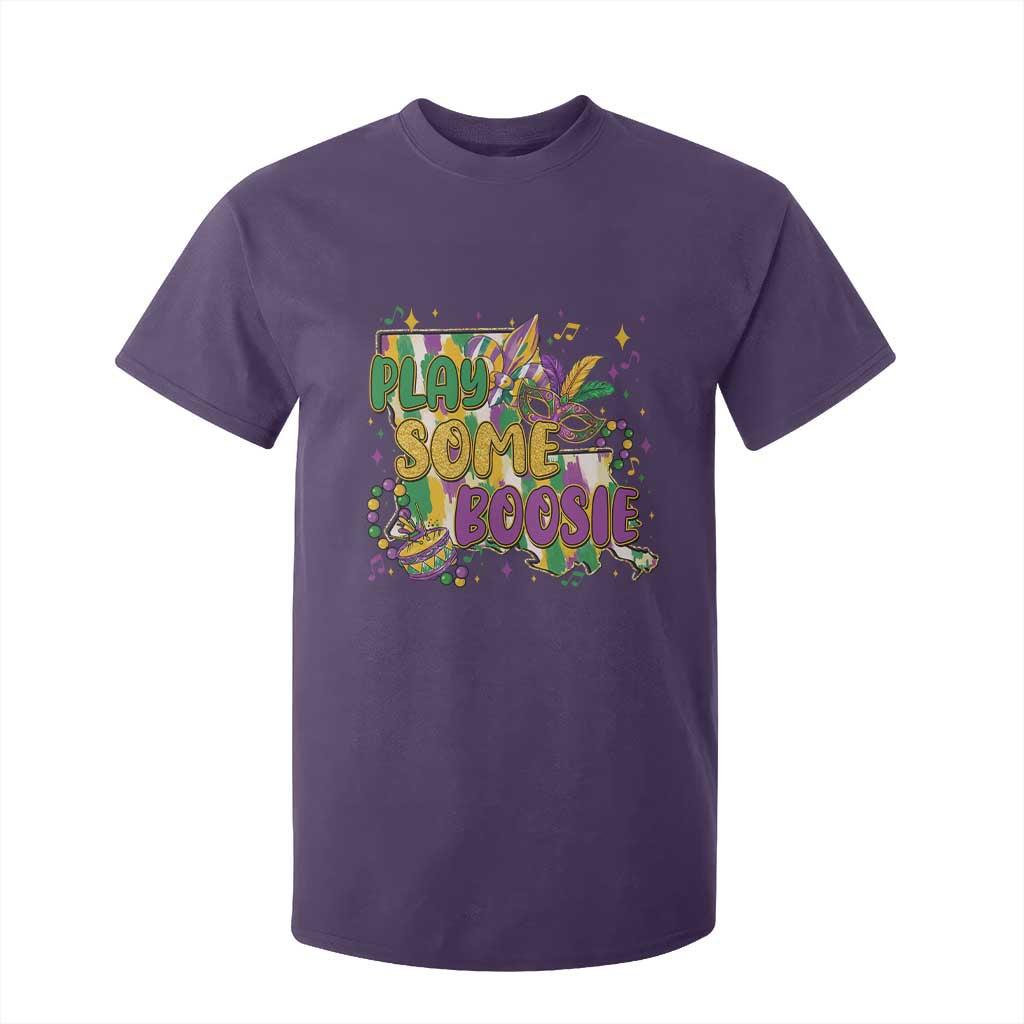 Play Some Boosie Mardi Gras T Shirt For Kid Funny Louisiana New Orleans Carnival TS11 Purple Print Your Wear