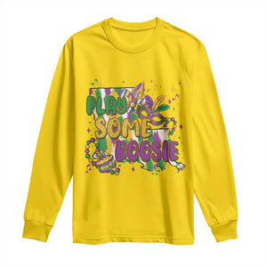 Play Some Boosie Mardi Gras Long Sleeve Shirt Funny Louisiana New Orleans Carnival TS11 Daisy Print Your Wear
