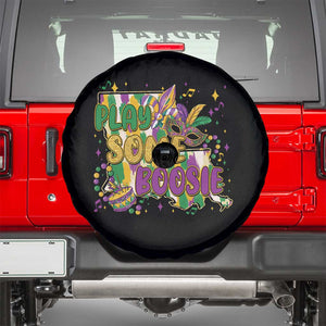Play Some Boosie Mardi Gras Spare Tire Cover Funny Louisiana New Orleans Carnival TS11 Black Print Your Wear