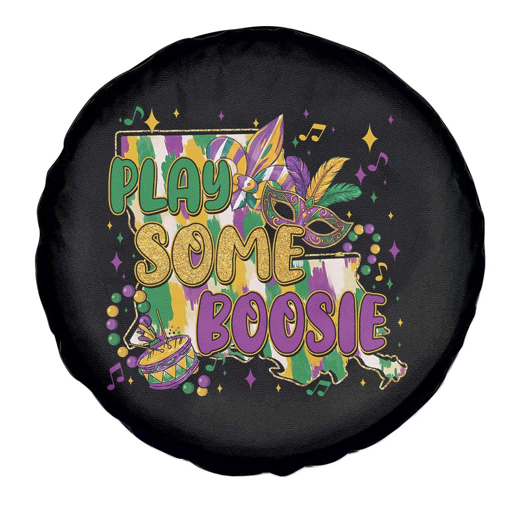 Play Some Boosie Mardi Gras Spare Tire Cover Funny Louisiana New Orleans Carnival TS11 Print Your Wear