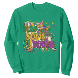 Play Some Boosie Mardi Gras Sweatshirt Funny Louisiana New Orleans Carnival TS11 Irish Green Print Your Wear