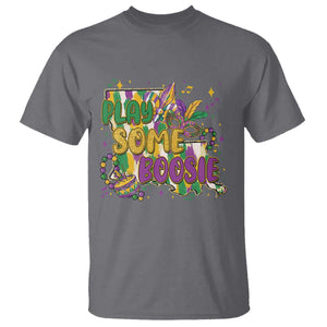 Play Some Boosie Mardi Gras T Shirt Funny Louisiana New Orleans Carnival TS11 Charcoal Print Your Wear