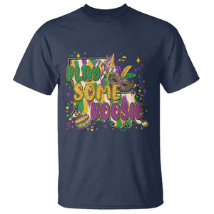 Play Some Boosie Mardi Gras T Shirt Funny Louisiana New Orleans Carnival TS11 Navy Print Your Wear