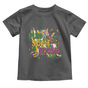 Play Some Boosie Mardi Gras Toddler T Shirt Funny Louisiana New Orleans Carnival TS11 Dark Heather Print Your Wear