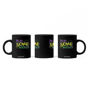 Funny Play Some Boosie Mardi Gras Coffee Mug Beads Carnival Louisiana TS11 Print Your Wear