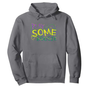 Funny Play Some Boosie Mardi Gras Hoodie Beads Carnival Louisiana TS11 Charcoal Print Your Wear