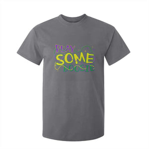 Funny Play Some Boosie Mardi Gras T Shirt For Kid Beads Carnival Louisiana TS11 Charcoal Print Your Wear