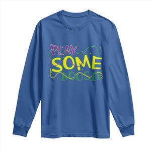 Funny Play Some Boosie Mardi Gras Long Sleeve Shirt Beads Carnival Louisiana TS11 Royal Blue Print Your Wear