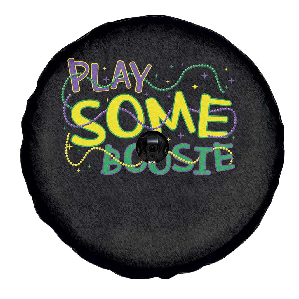 Funny Play Some Boosie Mardi Gras Spare Tire Cover Beads Carnival Louisiana TS11 Print Your Wear