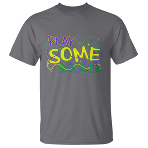 Funny Play Some Boosie Mardi Gras T Shirt - Beads Carnival Louisiana Music Humor Tee TS11 Charcoal Print Your Wear