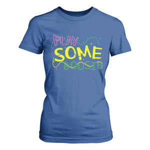Funny Play Some Boosie Mardi Gras T Shirt For Women Beads Carnival Louisiana TS11 Royal Blue Print Your Wear