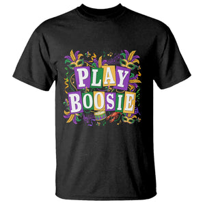 Funny Play Boosie Mardi Gras T Shirt Fat Tuesday Carnival Fleur De Lis Music TS11 Black Print Your Wear