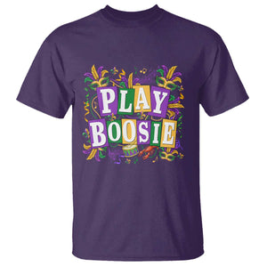 Funny Play Boosie Mardi Gras T Shirt Fat Tuesday Carnival Fleur De Lis Music TS11 Purple Print Your Wear