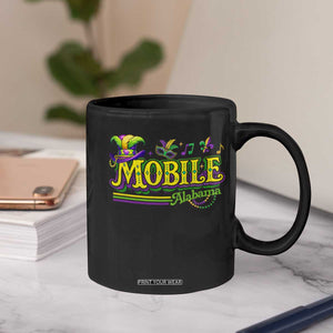 Mardi Gras Mobile Alabama AL Carnival Beads Coffee Mug TS11 Print Your Wear