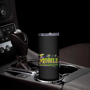 Mardi Gras Mobile Alabama AL Carnival Beads Skinny Tumbler TS11 Print Your Wear