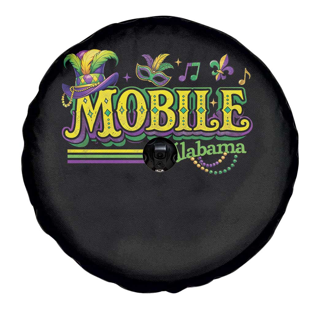 Mardi Gras Mobile Alabama AL Carnival Beads Spare Tire Cover TS11 Print Your Wear