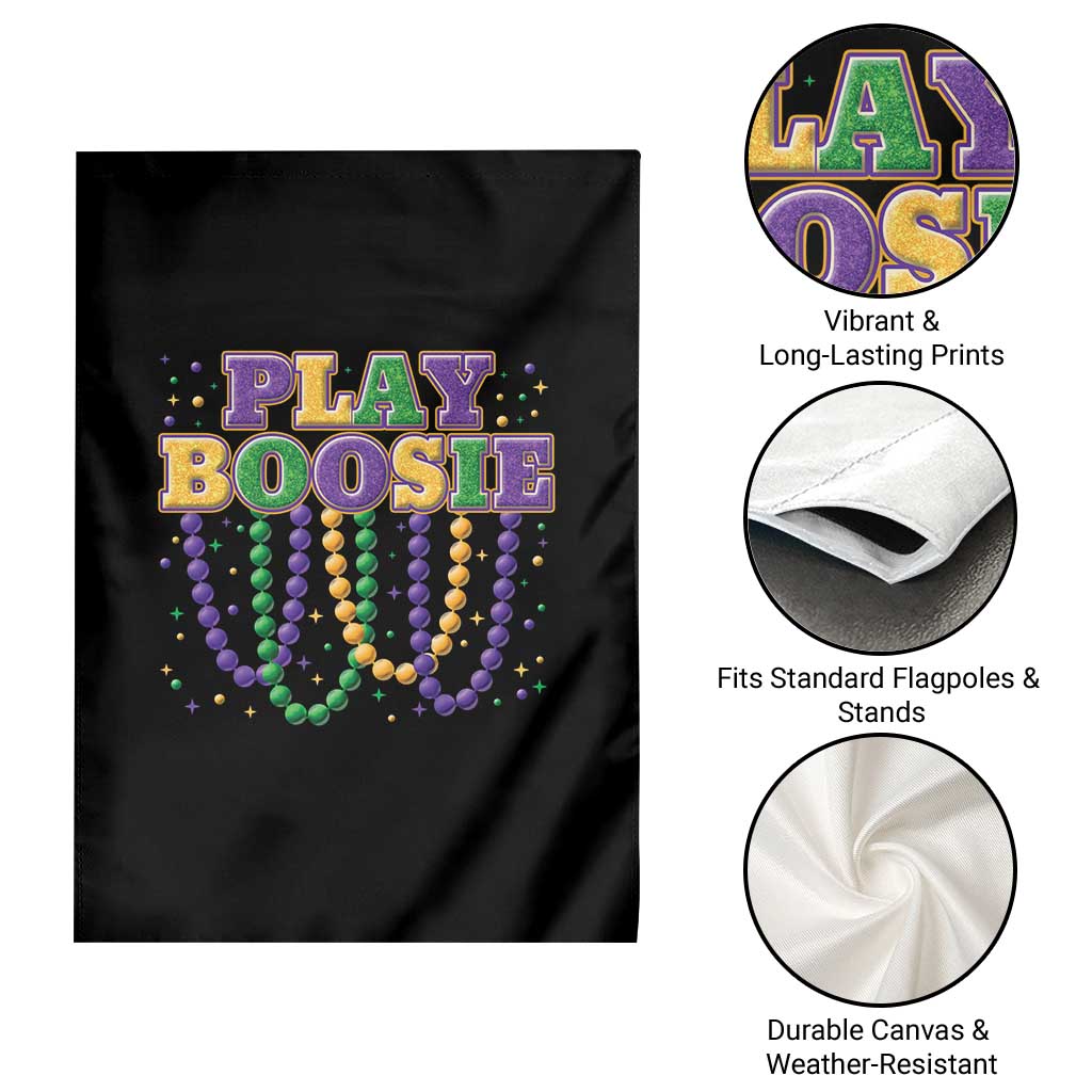 Funny Play Boosie Mardi Gras Garden Flag Beads Fat Tuesday Carnival TS11 Print Your Wear