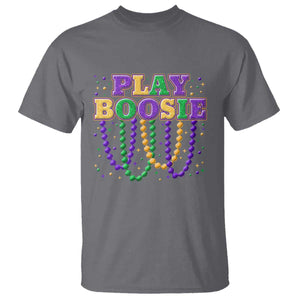 Funny Play Boosie Mardi Gras T Shirt Beads Fat Tuesday Carnival TS11 Charcoal Print Your Wear