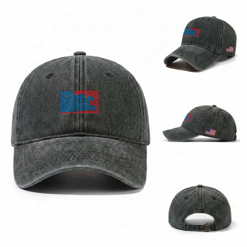 When Injustice Becomes Law Resistance Becomes Duty Washed Cotton Baseball Cap Thomas Jefferson Quotes TS11 Washed Cap Universal Fit Dark Green Print Your Wear