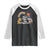 Have The Day You Voted For Raglan Shirt Retro Rainbow TS11 Black White Print Your Wear