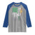 Irish Pride Raglan Shirt American Flag Celtic Cross Shamrock St Patrick's Day TS11 Sport Gray Royal Print Your Wear