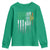Irish Pride Youth Sweatshirt American Flag Celtic Cross Shamrock St Patrick's Day TS11 Irish Green Print Your Wear